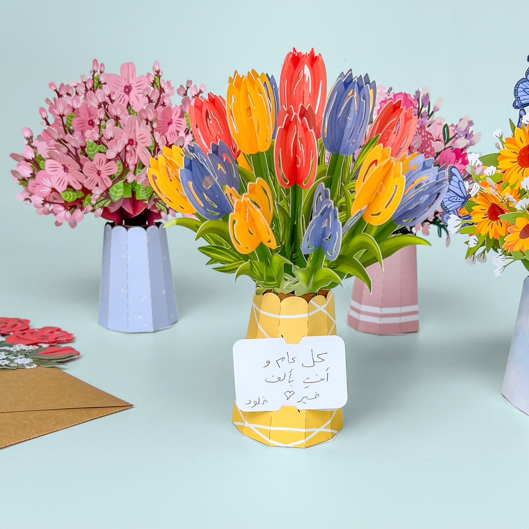 Pop up bouquets