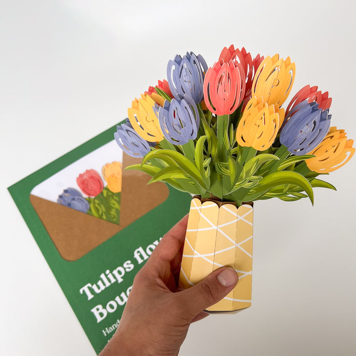Tulips flowers bouquet